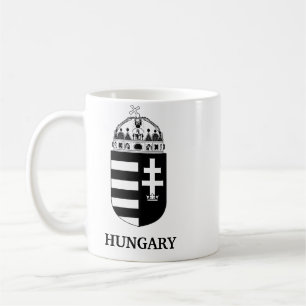 Mug Armoiries hongroises Art monochrome contemporain