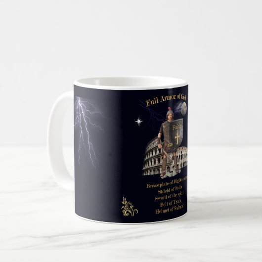 Mug Armure complète de DIEU (Devant gauche)