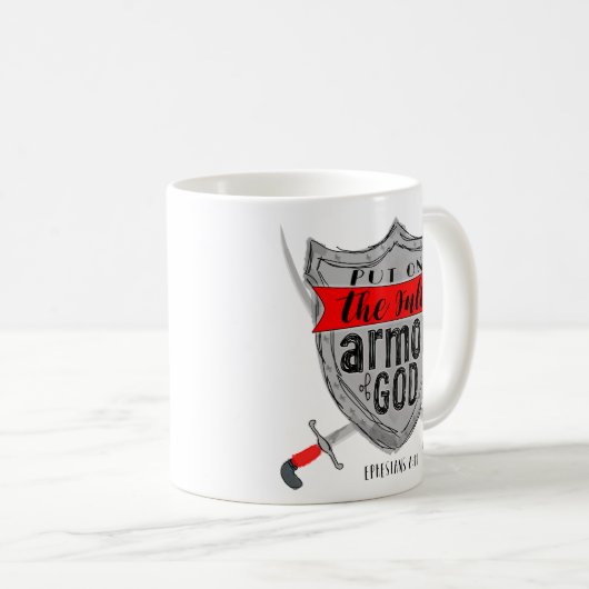 Mug Armure de Dieu (Devant droit)