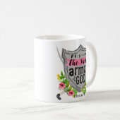 Mug Armure de rose de Dieu (Devant droit)