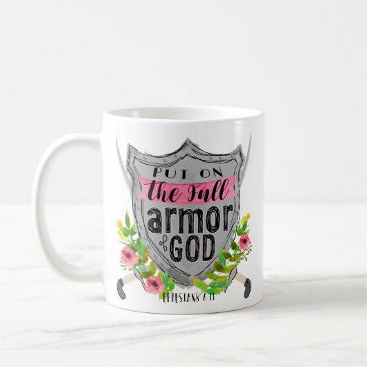 Mug Armure de rose de Dieu (Gauche)