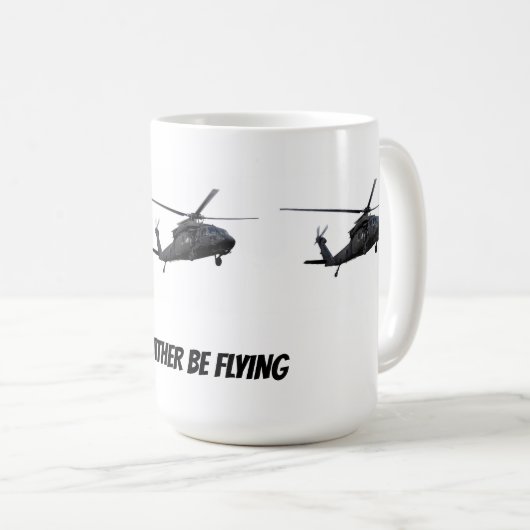MUG ARMY NOIR HAWK (Devant droit)
