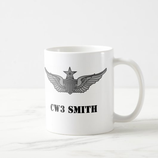 Mug ArmySrAvnBadge, 3ème bataillon de MI, CW3 SMITH (Droite)
