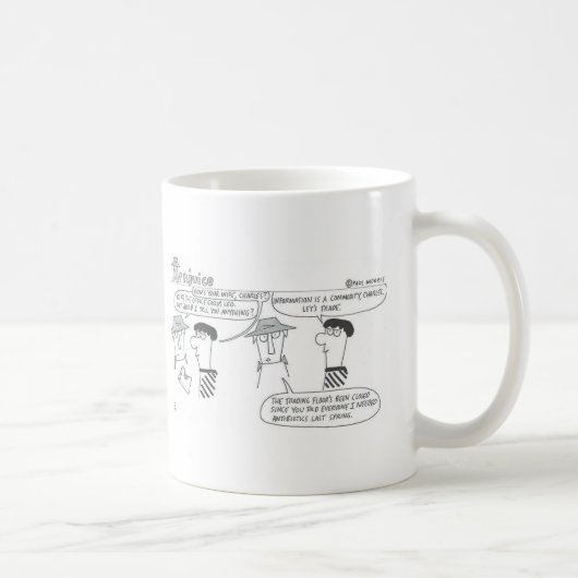 Mug Arnjuice : Bavardage de bureau (Droite)