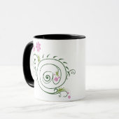 Mug Arobase Florale en Fleur (Devant gauche)
