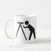 Mug Arpenteur de terre au travail (Gauche)