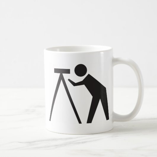 Mug Arpenteur de terre au travail (Droite)