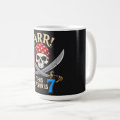 Mug Arr ! Ce capitaine a 7 ans - Pirate 7ème anniversa (Devant droit)