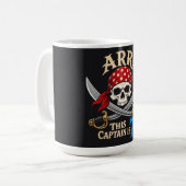 Mug Arr ! Ce capitaine a 7 ans - Pirate 7ème anniversa (Devant gauche)