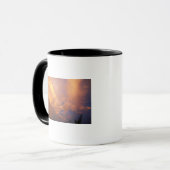 Mug Arrangement de Sun derrière des nuages (Devant gauche)