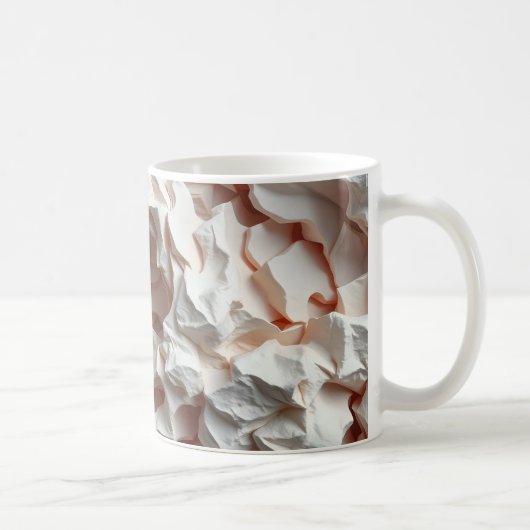 Mug arrangement du papier écroulé (Droite)