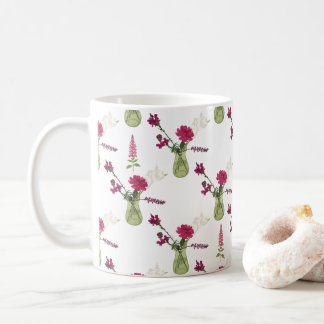Mug Arrangement exotique de fleurs dans le verre