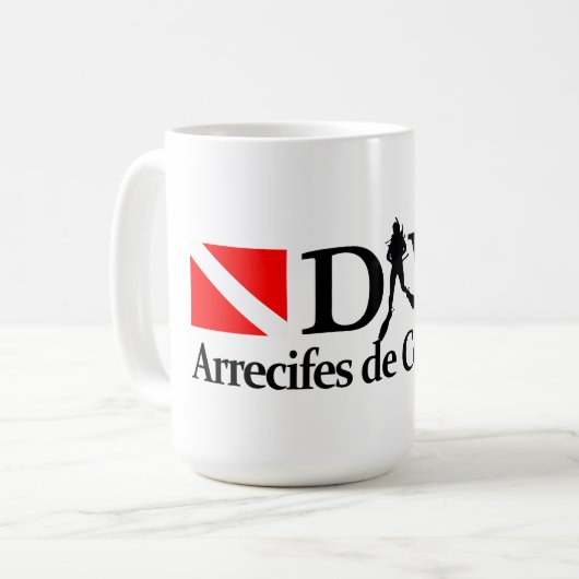 Mug Arrecifes de Cozumel DV4 (Devant gauche)