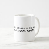 Mug Arrêt cardiaque (Devant droit)