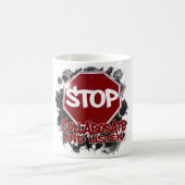 Mug Arrêt ! Collaborez et écoutez (Centre)