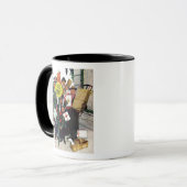 Mug Arrêt d'autobus à Noël (Devant gauche)