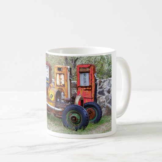 Mug Arrêt final de la course de voiture (Devant droit)