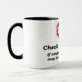 Mug Arrêt ! Vérifiez la fréquence du pouls (Gauche)