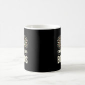 Mug Arrête de regarder mes fléchettes Joueur de fléche (Centre)