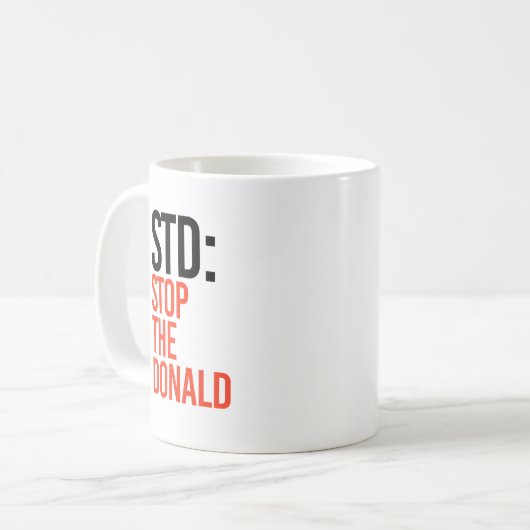 MUG ARRÊTE LE DONALD (Devant gauche)