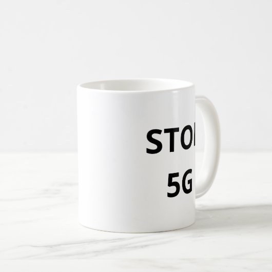Mug Arrêter 5G (Devant droit)
