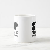 Mug Arrêter de faire des procrastines à partir de dema (Centre)