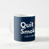Mug Arrêter de fumer (Devant gauche)