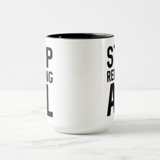 Mug Arrêter de tout répondre (Centre)