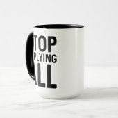 Mug Arrêter de tout répondre (Devant gauche)