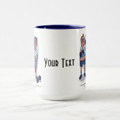 Mug Arrêter de travailler amusant (Centre)