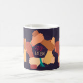 Mug Arrêter la boue raciste (Centre)