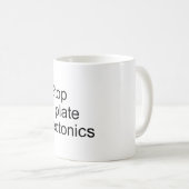 Mug Arrêter la tectonique des plaques (Devant droit)