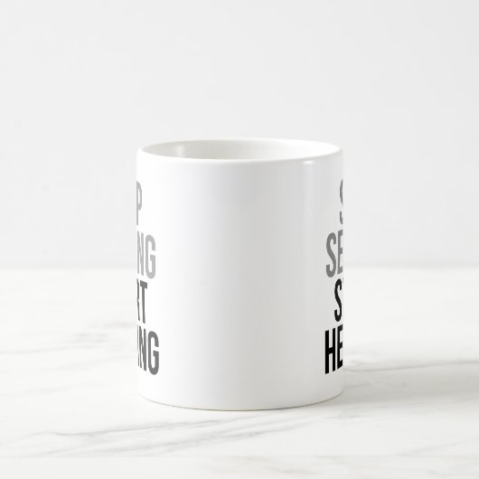 Mug Arrêter la vente Commencer l'aide (Centre)