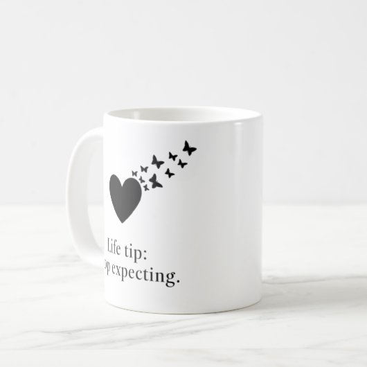 Mug Arrêter l'attente des devis (Devant gauche)