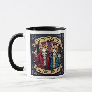 Mug Arrêter le fascisme Mouvement de résistance aux ch