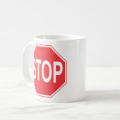 MUG ARRÊTER LE SIGNE (Devant gauche)