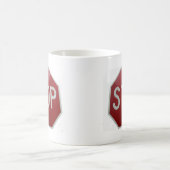 Mug Arrêter le signe (Centre)