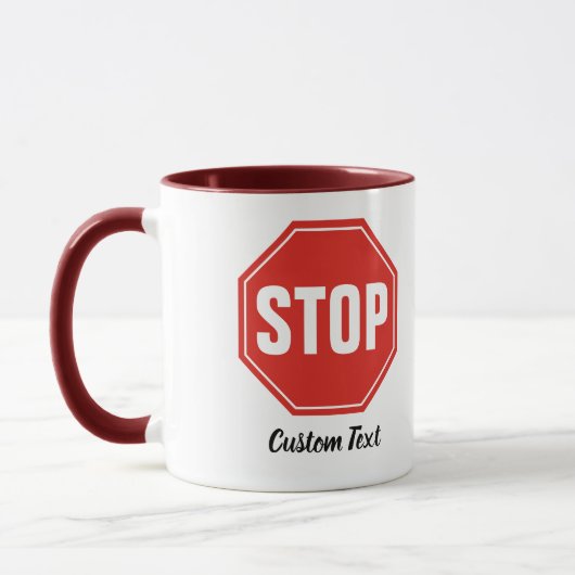 MUG ARRÊTER LE SIGNE (Gauche)