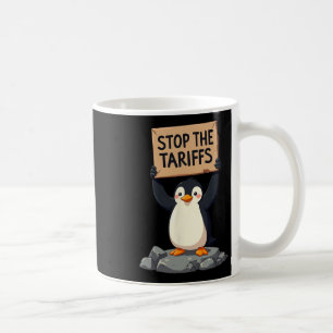 Mug Arrêter Les Tarifs Drôle Anti-Tarif Pingouin Stop