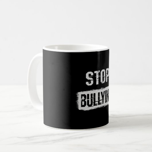 Mug Arrêter l'intimidation (Devant gauche)
