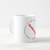 Mug Arrêter l'intimidation-plan (Devant gauche)