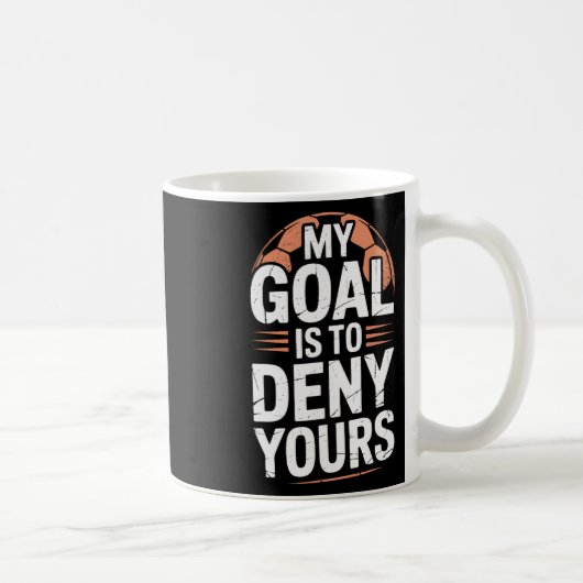 Mug Arrêteur De Tir Mon Objectif Est De Refuser Le Vôt (Droite)