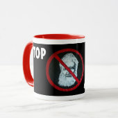 Mug Arrêtez Audism (Devant gauche)