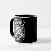Mug Arrêtez Comme un Papillon Bloquez Comme une Bête G (Devant gauche)