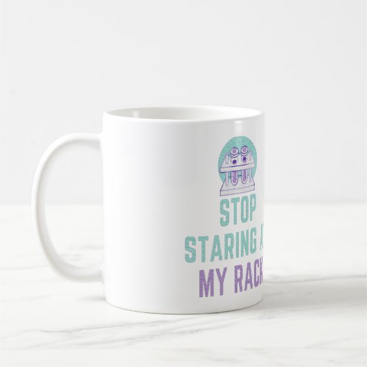 MUG ARRÊTEZ DE COMMENCER PAR MON RACK - FUNNY LAB TECH (Gauche)