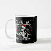 Mug Arrêtez de dire 6-7 Drôle Professeur 67 Noël Meme (Gauche)