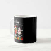 Mug Arrêtez de mentir Équipe de Noël cardiaque technic (Devant gauche)