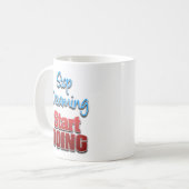 Mug Arrêtez de rêver, commencez à faire (Devant gauche)