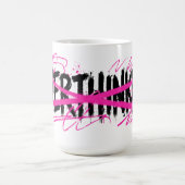 Mug Arrêtez de trop réfléchir & commencez à vivre (Centre)