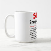 Mug Arrêtez Ineptocracy d'Obama (Gauche)